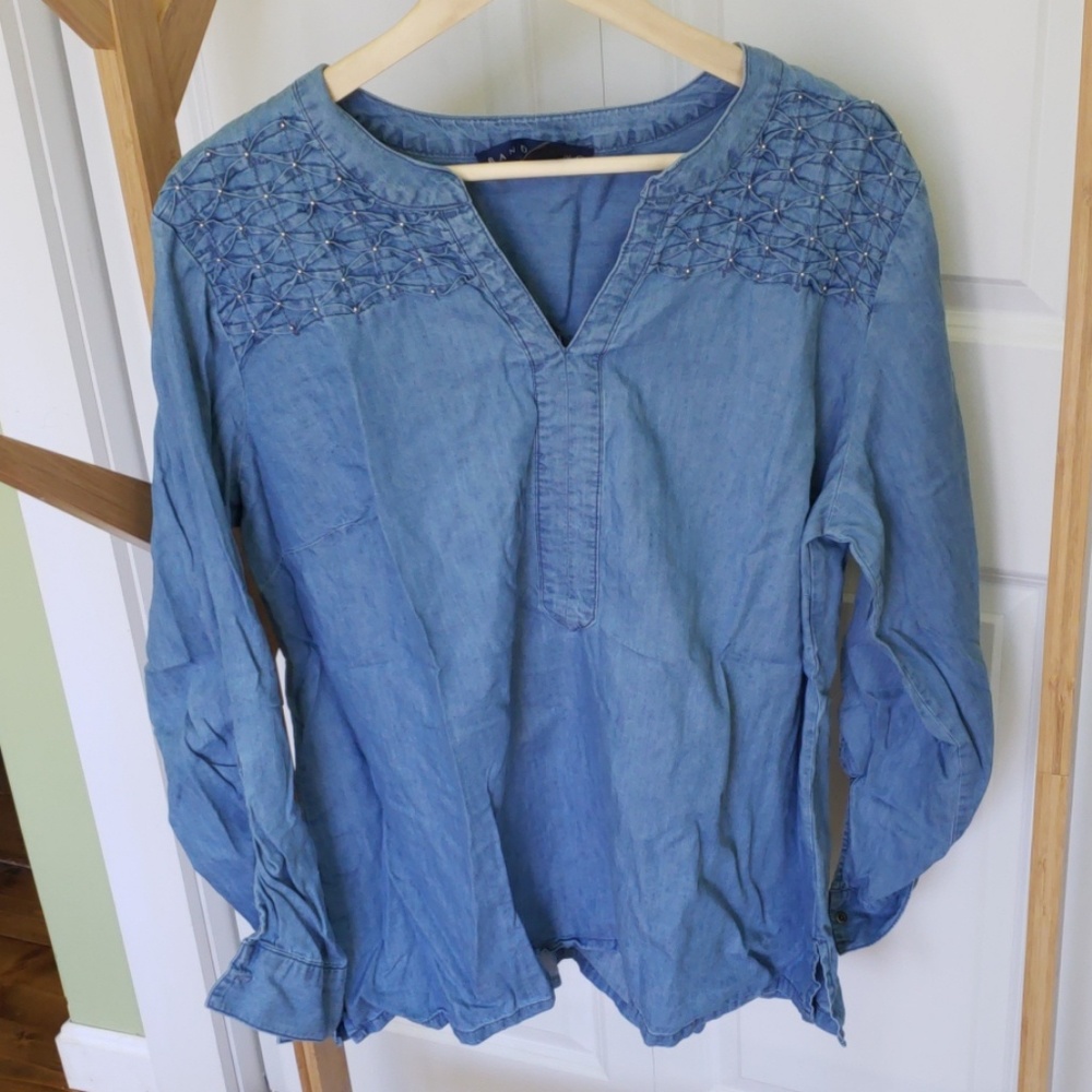 Chambray Top